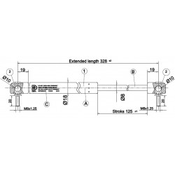 Písty CKT 08 - 280N pro model CKT Work Ford do 2012