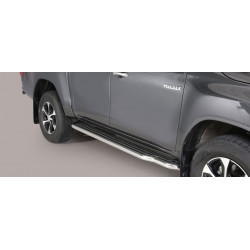 Nerezové boční nášlapy průměr 50 mm - Toyota Hilux 16+ TO 16 P/410/IX