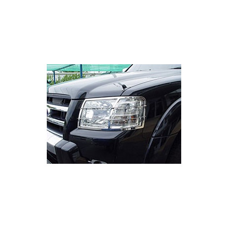 Head Light Guards Stainless Steel for Mitsubishi L200.MK.4 old