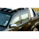 Wind Deflectors Slim-Line, Light Smoke for Mitsubishi L200.MK.5 (Triton) Set of 4