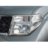 Nerezové kryty předních světel Nissan Navara (D40)