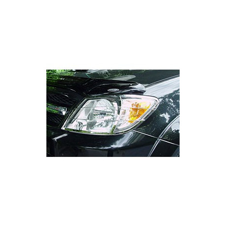 Nerezové kryty předních světel Toyota Vigo - Hilux